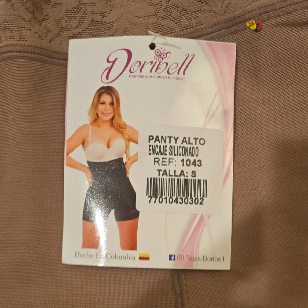 Doribell Panty Alto Encaje Siliconado